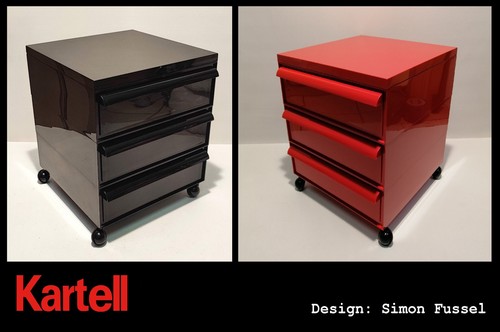 Kartell cassettiera 4601 - kartell, 4601/3