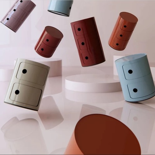 Componibili kartell tortora - tortora, 2