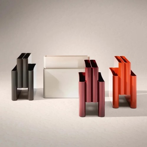 Magazine rack kartell arancio - magazine,