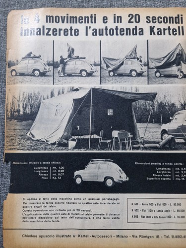 Kartell autotenda fiat - autotenda,